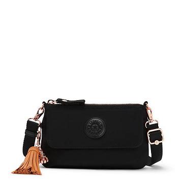 Kipling Etka Small Shoulder Bags Rose Black | AU 1414FD